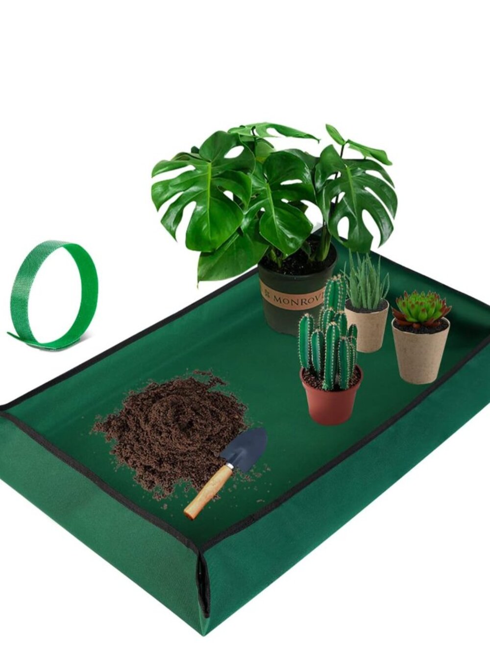 Extra Large Repotting Mat for Indoor Plant Transplanting and Mess Control, 43" X